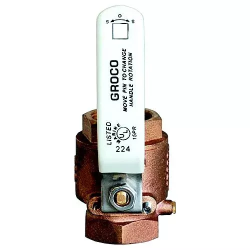 3/4″ Bronze Full Flow In-Line Ball Valve
