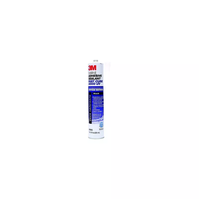 3M 14316 4000UV Fast Cure Sealant, Black, 10 oz. Cartridge