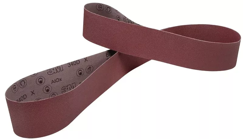 3M 27421 Sanding Belt, 6 in W, 48 in L, P120 Grit, Fine, Aluminum Oxid