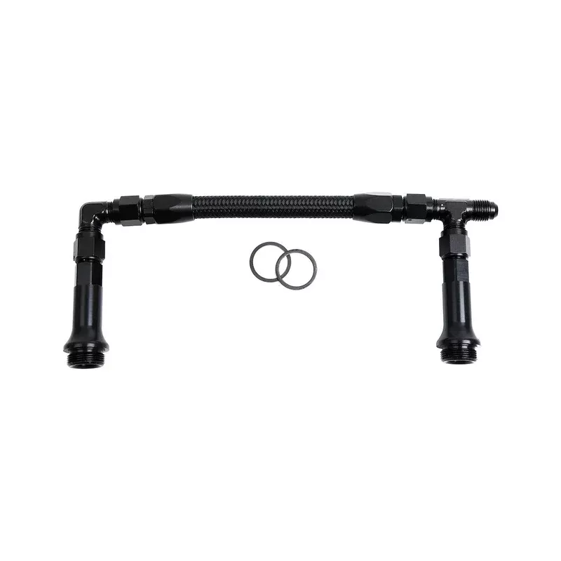 -6AN BLK DUAL INLET HOLLEY 4150