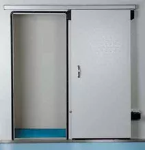 8′ x 8′ Walk-in Cooler Door, Replacement Walk-in Coolers Sliding Door on Frame
