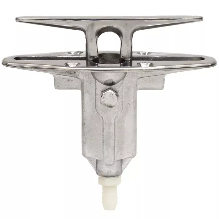 Accon Marine Boat Pull-Up Cleat | 5 7/8 Inch Stainless Steel w/Fitting