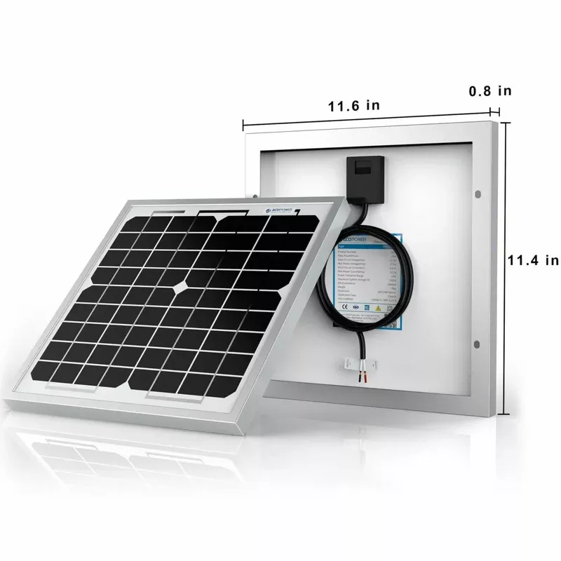 ACOPower 10 Watt Monocrystalline Solar Panel