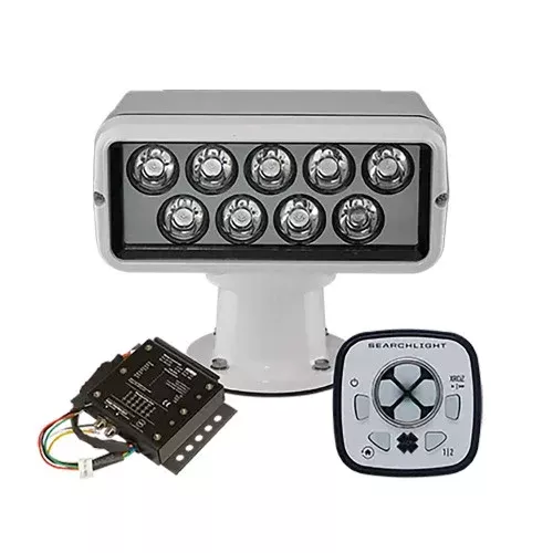 ACR RCL-100 LED White Searchlight w/URP-103 Wired Point PadURC-104 Master Controller