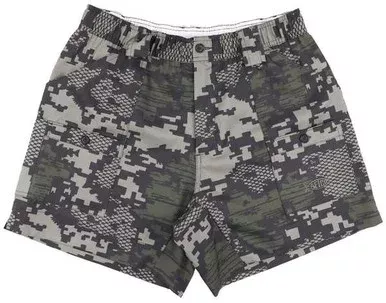 Aftco Camo The Original Fishing Short – Green Digi Camo – 36