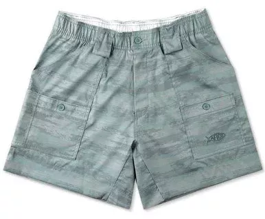 Aftco Camo The Original Fishing Short – Jade Shoreline Camo – 28