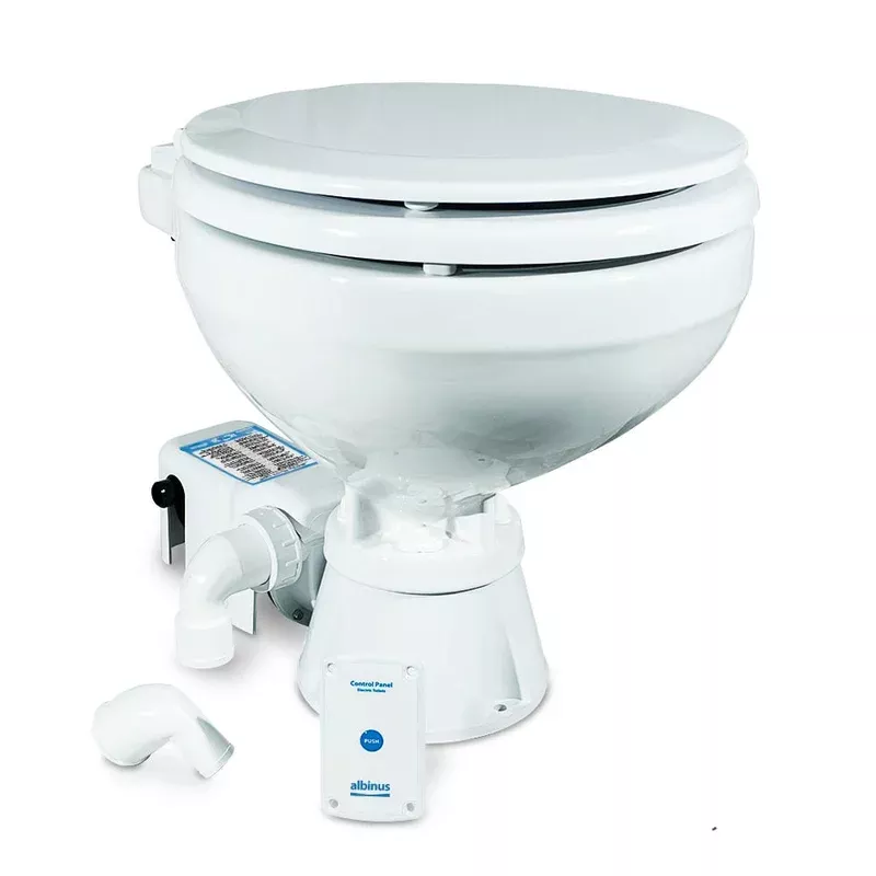 Albin Group Marine Toilet Standard Electric EVO Compact 12V (07-02-004)