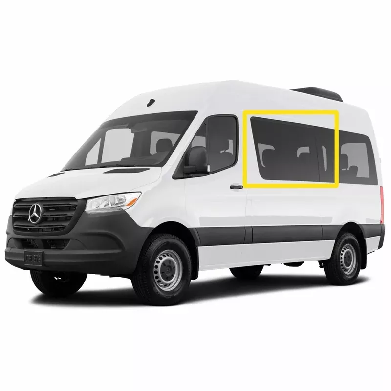 AM Auto MS06-L1-3 P Mercedes Sprinter Fixed Glass Window (Driver Side Forward)