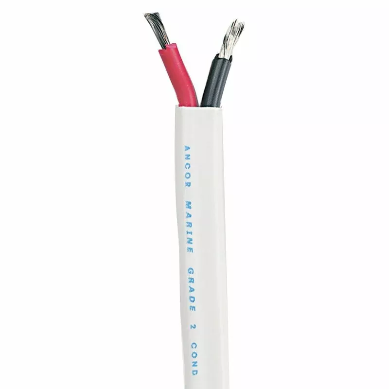 Ancor 121910 Flat 18/2 AWG Duplex Cable Red/Black (100 Foot)