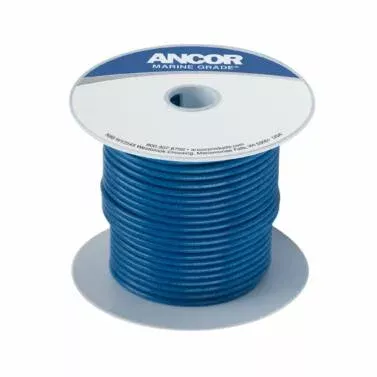 Ancor 182103 Tinned Copper Wire, 16 AWG (1mm), Dark Blue – 25ft