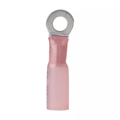 Ancor 22-18 #10 Ring Terminal Heat Shrink Red 100 Pack