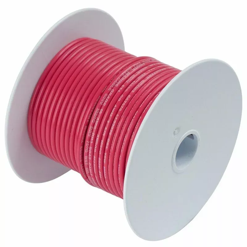 Ancor Red 14 AWG Tinned Copper Wire 250′ (104825)