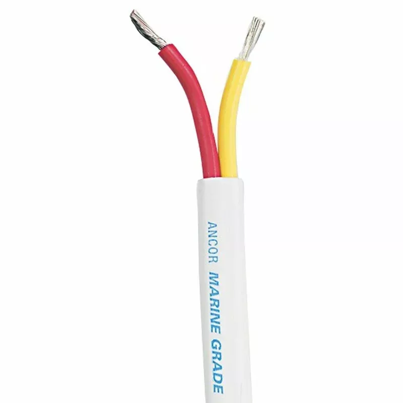 Ancor Safety Duplex Cable 16/2 AWG Red/Yellow Flat 250′ (124725)