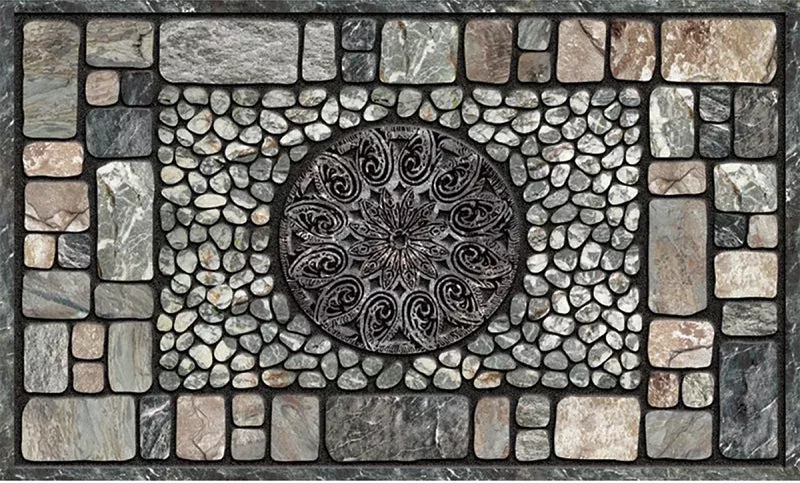 Apache Mills Masterpiece AP756-1729F Door Mat, 30 in L, 18 in W, Notre