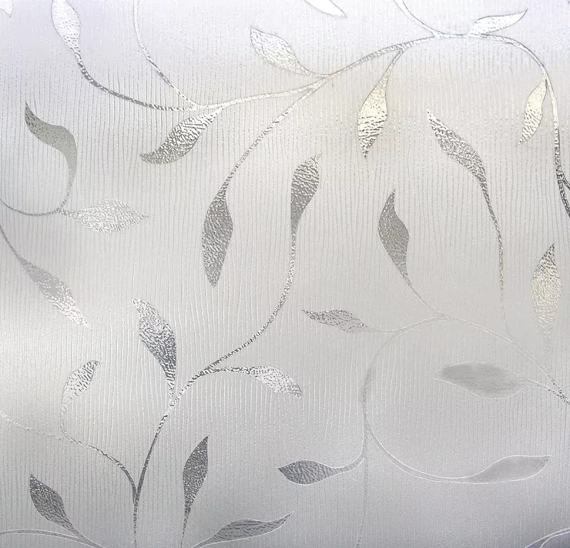 Artscape 01-0128 Window Film, 36 in L, 24 in W, Etched Leaf Pattern, P