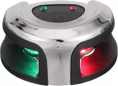 Attwood LightArmor Deck Mount LED Navigation Light 2NM Stainless Steel Bi-Color