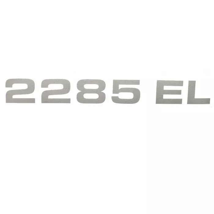 Avalon Pontoon Boat Decal 085028PM | 2285 EL 9 3/8 Inch Pewter