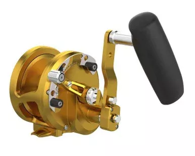 Avet HXJ 3 MC Raptor Plus RH Lever Drag Conventional Reel Gold