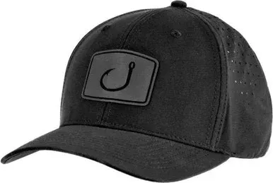 AVID Sportswear Pro Performance Snapback Hat w/ Laser Cut Venting – Black