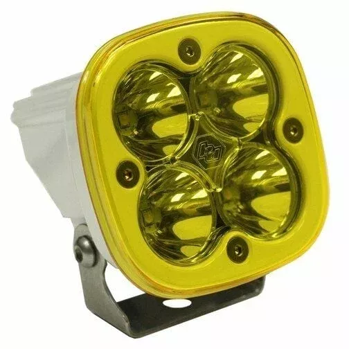 Baja Designs Squadron Pro White Amber Lens Spot Pattern LED Light Pod (490011WT)