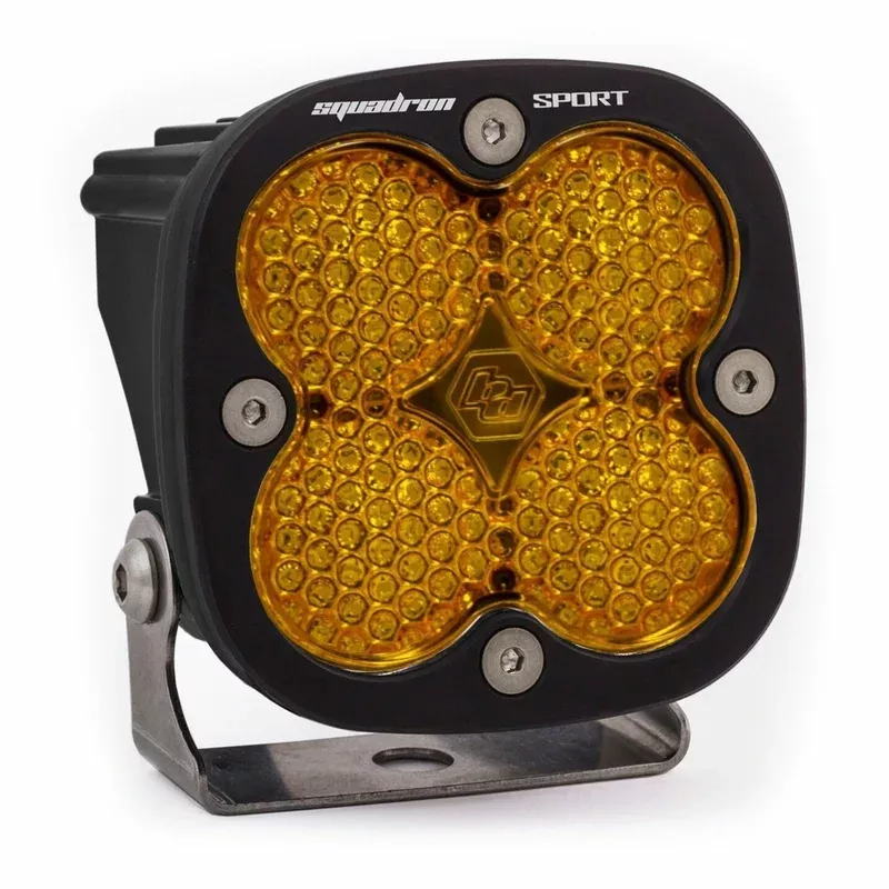 Baja Designs Squadron Sport Work/Scene Pattern Amber LED Light Pod (550016)