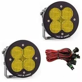 Baja Designs XL R Pro Amber Lens Wide Cornering Pattern LED Light Pods (Pair) (537815)