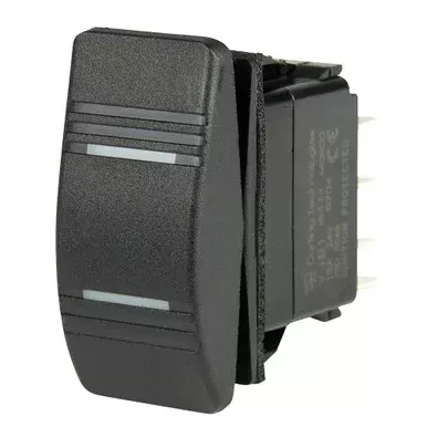 BEP DPDT Contura Switch – 2-Amber LEDs – ON/OFF/ON