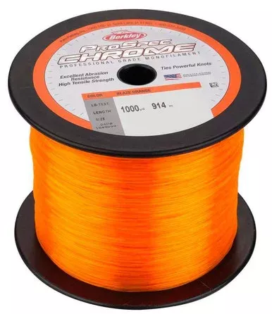 Berkley ProSpec Chrome Monofilament Fishing Line 50lb 1000yd Blaze Orange