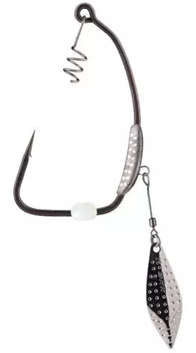 BKK Titandiver Weighted Swimbait Hooks 8/0 3/8oz Silver Blade – 2 Pack