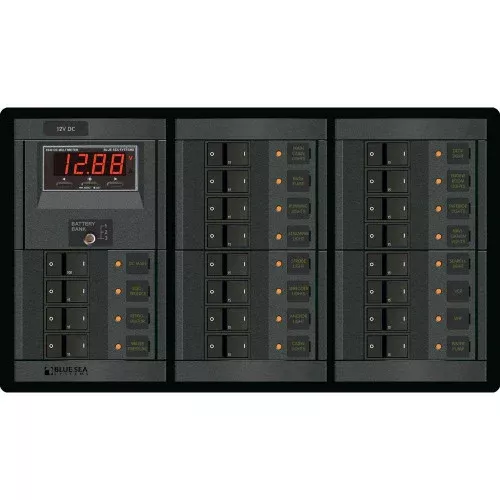 Blue Sea 1221 12V DC Main + 19 Positions w/Digital Meter[1221]