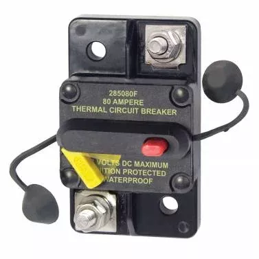 Blue Sea 7186 Circuit Breaker 285-Series 80A Surface Mount Marine