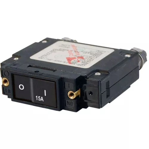 Blue Sea 7542 C-Series Flat Rocker Circuit Breaker – Single Pole – 15A [7542]