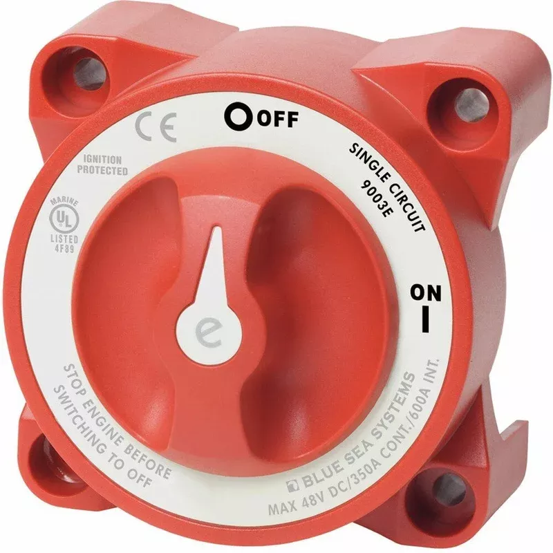 Blue Sea 9003E e-Series Battery Switch Single Circuit ON/OFF (9003E-BSS)
