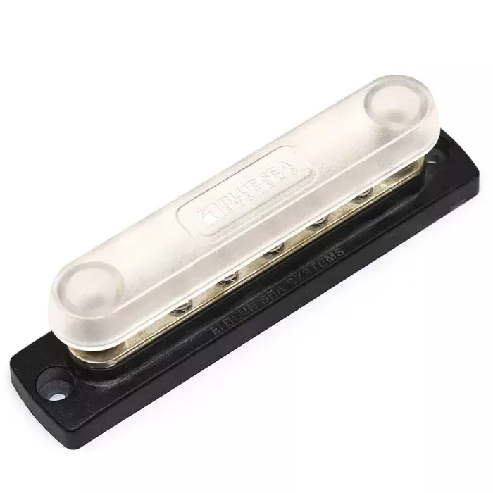 Blue Sea Boat Bus Bar 2300 | 10-Position 150A w/ Cover