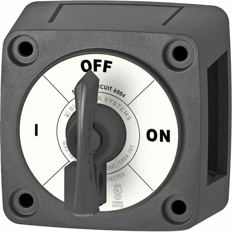 Blue Sea M-Series Battery Switch ON/OFF Locking Key Black (6004200-BSS)