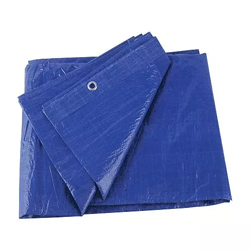 Blue Vinyl Tarp, 10′ X 15′