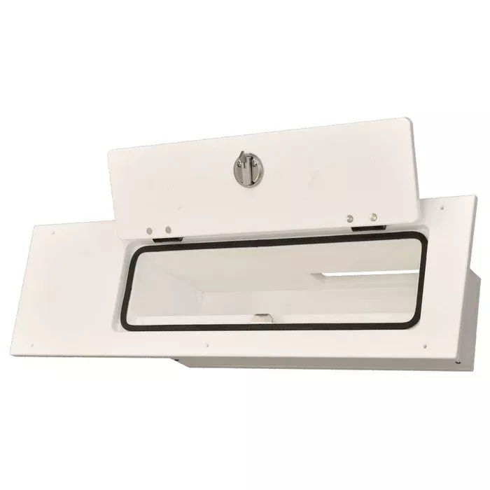 Blue Wave 2600 Makaira Boat Overhead Storage Hatch 2430-0077 | White