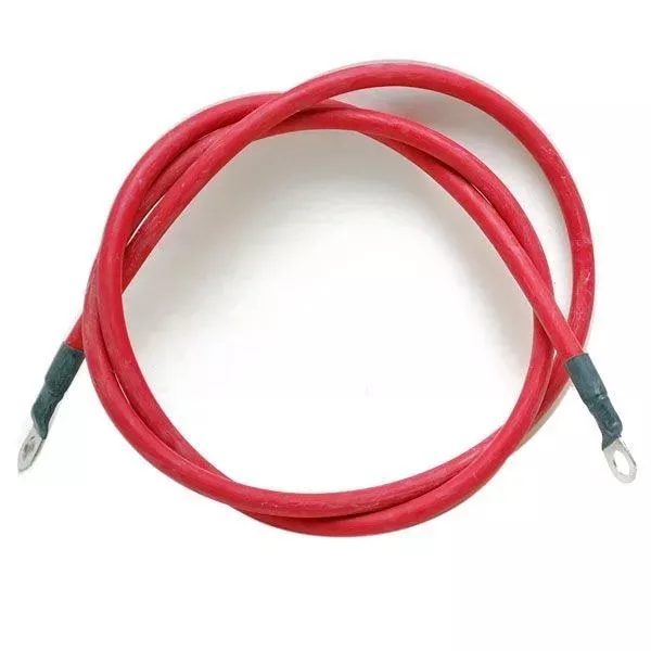 Boat Battery Cable | 2 AWG 1/4 Inch Lug 43 Foot Red