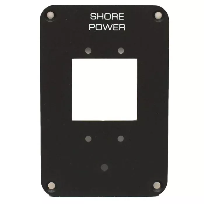 Boat Blank Panel S2-325942-0 | Shore Power 3 x 4 1/2 Inch Aluminum