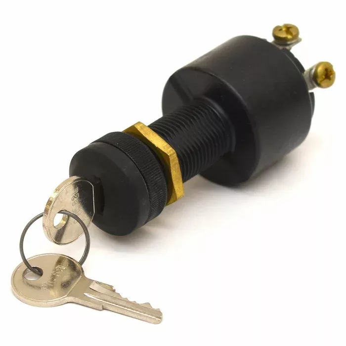 Boat Ignition Switch | 3-Position 3-Spade w/ Keys