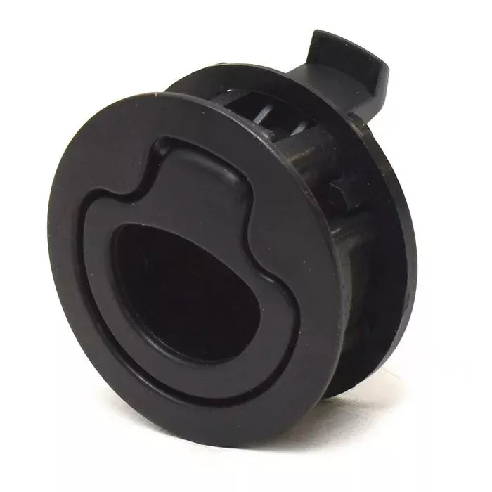 Boat Pull Latch | Non-Locking Black Plastic 2 1/8 Inch