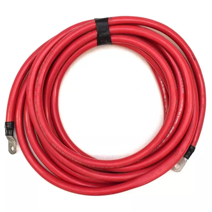 Boat Red Battery Cable | 21 Foot 6 Inch 2/0 AWG