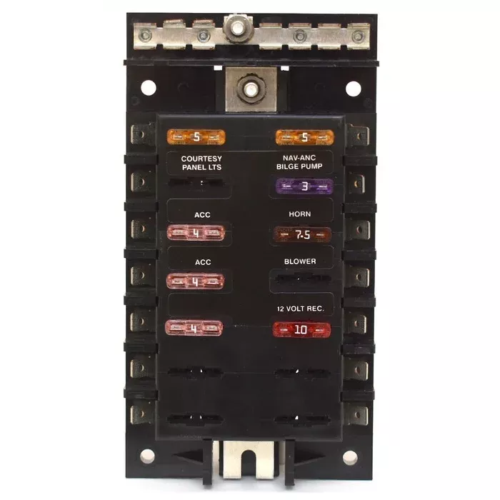 Boat Terminal Fuse Block | 14-Position 28 Spade