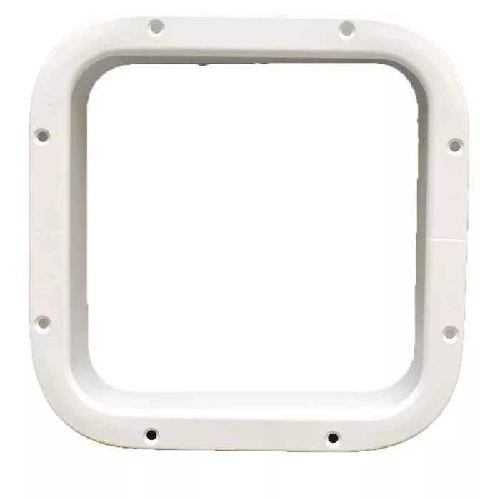 Boomsma Boat Hatch Trim Ring 80.07.00.00 | 8 1/4 x 8 1/4 Inch White