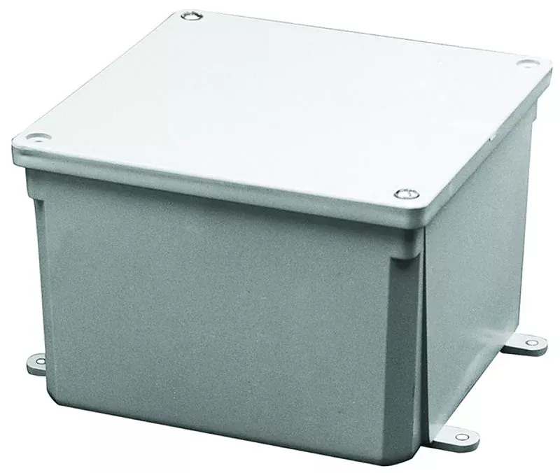 BOX JUNCTION PVC DIR BRL 6X6X4