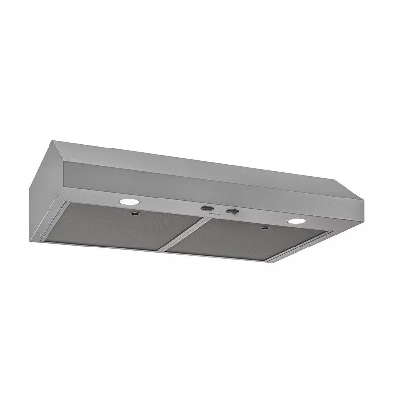 Broan GLA1 Series GLA1303SS30 Under-Cabinet Range Hood, 350 cfm, Conve