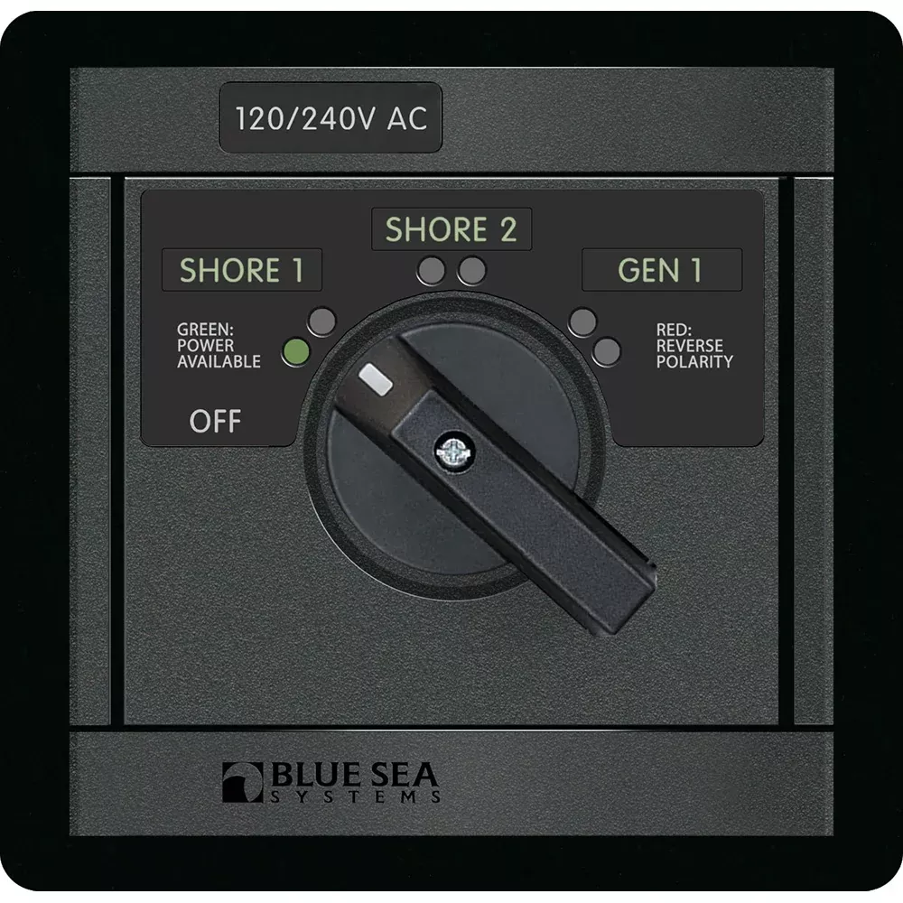Bue Sea 120/240v AC Rotary 65A Off + 3 Sources [1488]