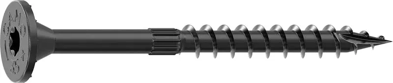 Camo 0366194 Structural Screw, 5/16 in Thread, 3-1/2 in L, Flat Head,