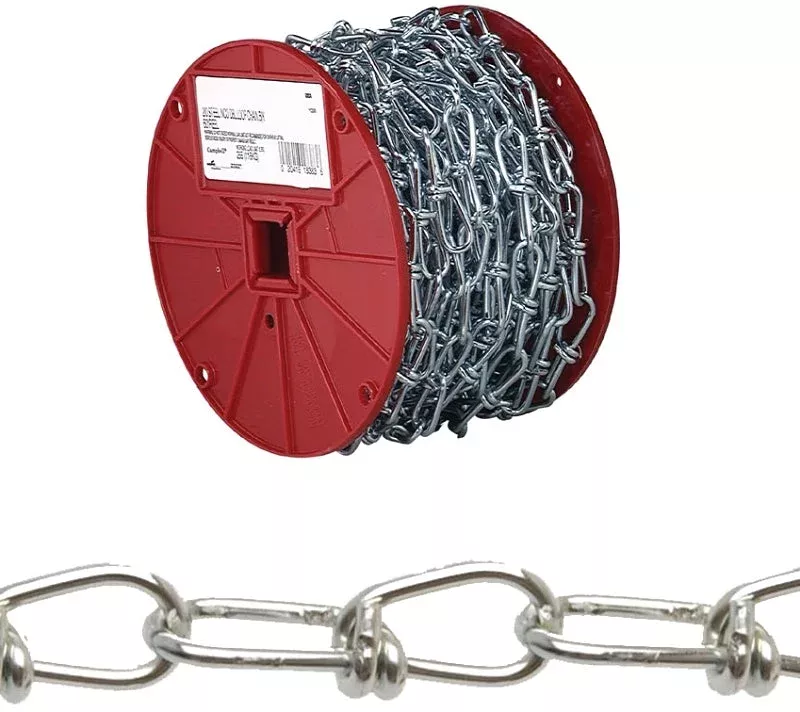 Campbell 0722027 Loop Chain, #2/0, 155 ft L, 255 lb Working Load, Low