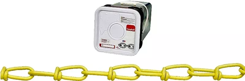 Campbell PD075-2496 Loop Chain, #2/0, 200 ft L, 255 lb Working Load, L